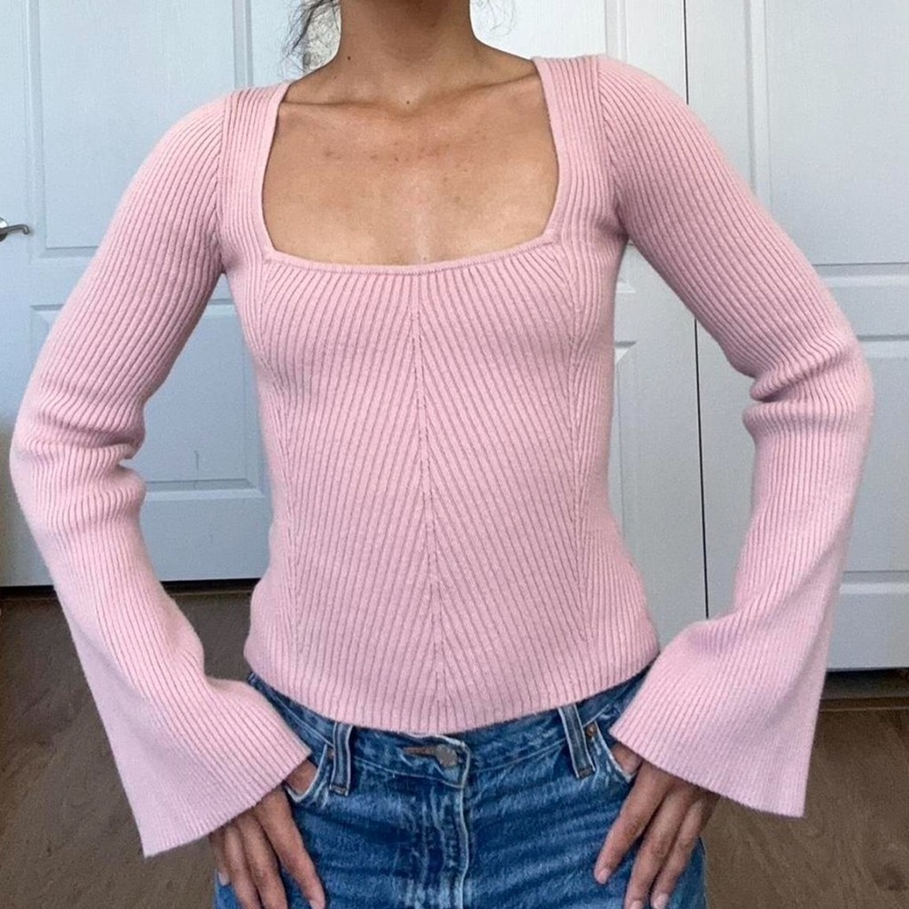 Hollister pink long sleeve